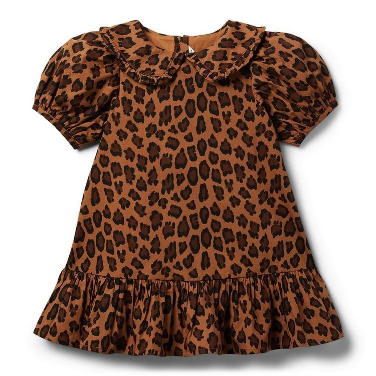 Leopard Puff Sleeve Dress | Janie and Jack