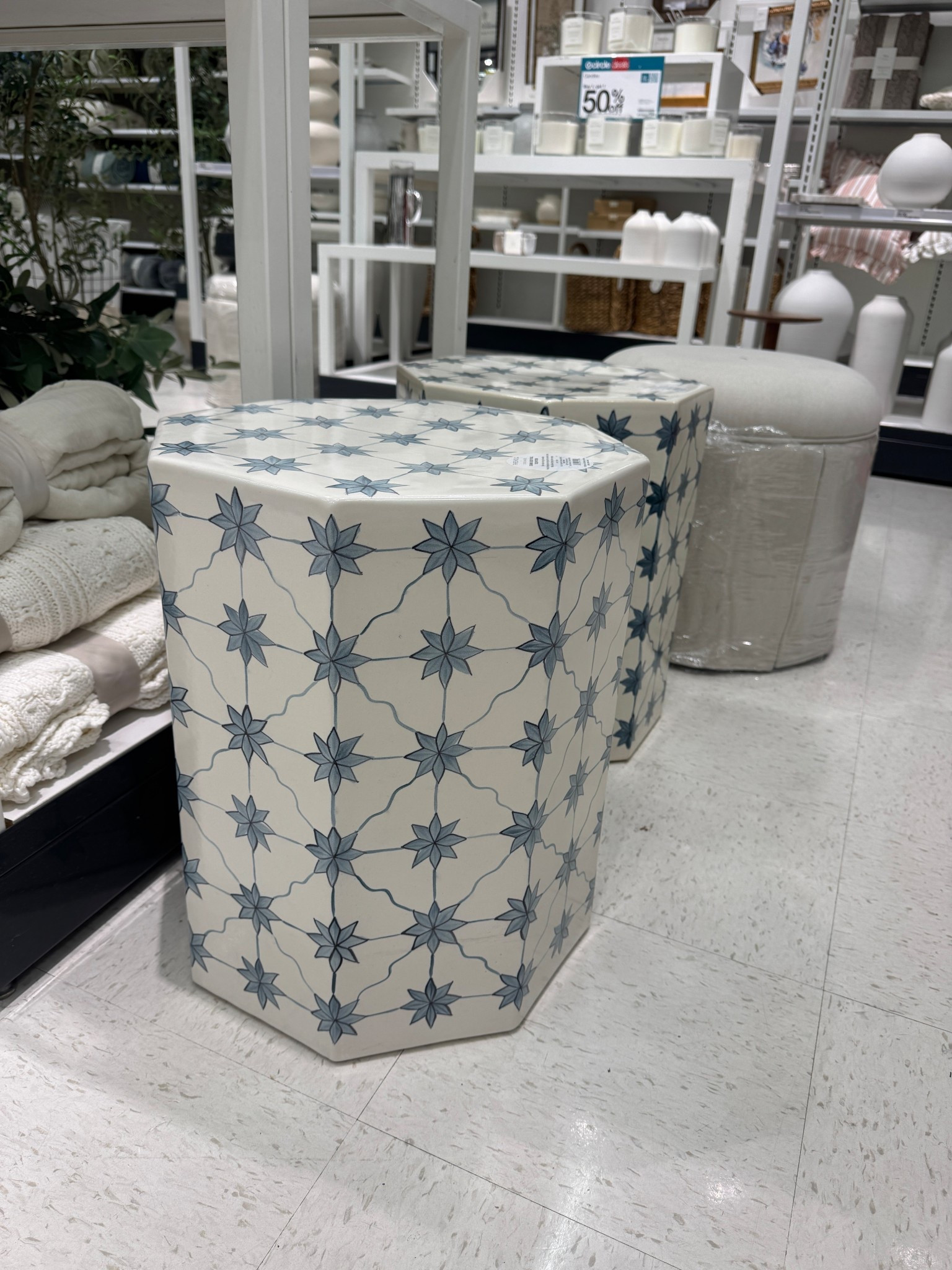 Target Spring Finds.  Ceramic Accent Table Natural Off-White - Threshold designed with Studio McGee

#LTKHome #LTKSeasonal #LTKFindsUnder100