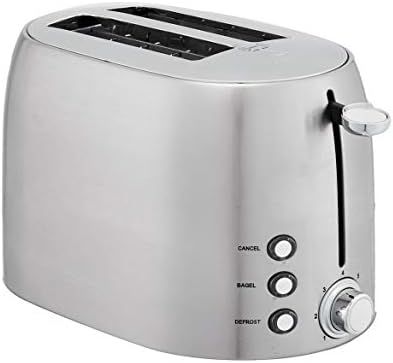 Amazon Basics 2-Slot Toaster, Brushed Silver | Amazon (US)