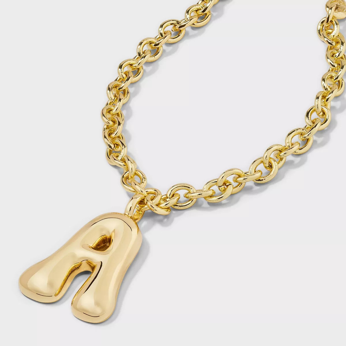 SUGARFIX by BaubleBar Bubble Initial Necklace - Gold A | Target