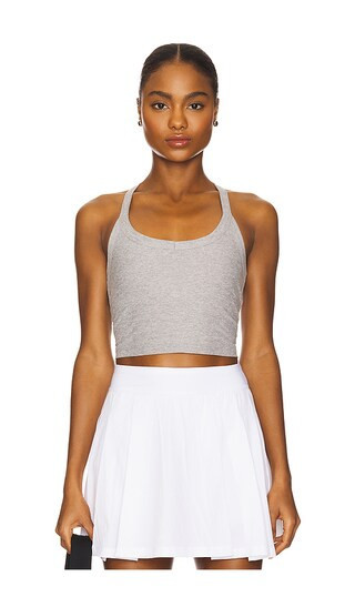Beyond Yoga Spacedye On The Up Cropped Tank Top in Grey. - size L | Revolve Clothing (Global)