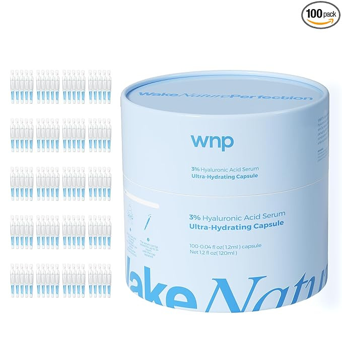 WNP Hyaluronic Acid Serum 3% for Face with 4D Multi-Layer Hydration | Ultra Hydrating Anti-Aging ... | Amazon (US)