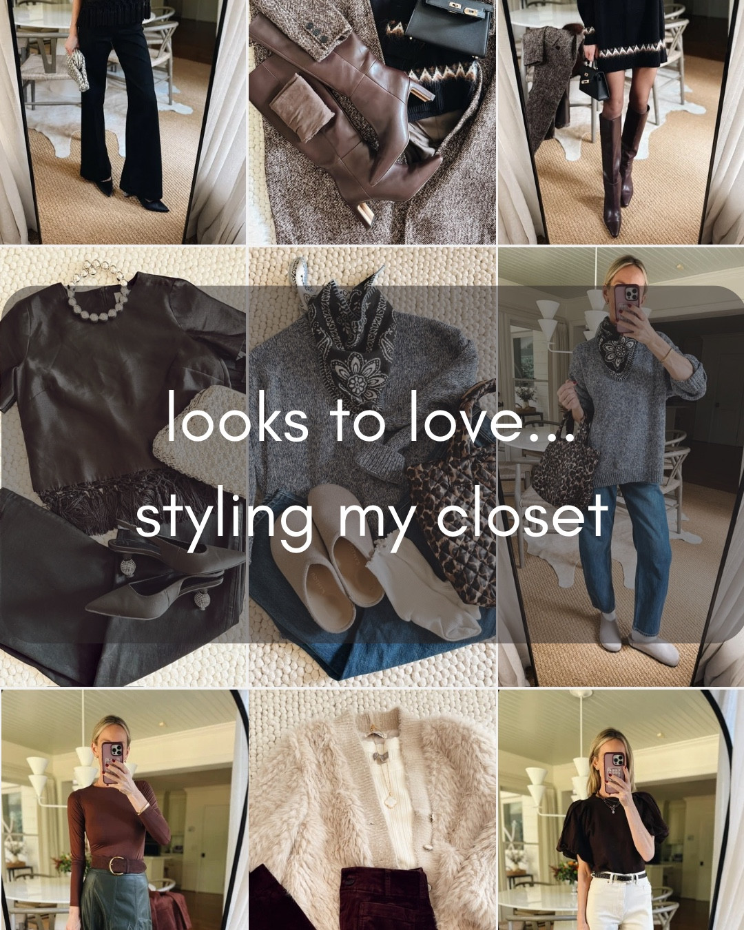 Looks I love - straight from my closet! 
