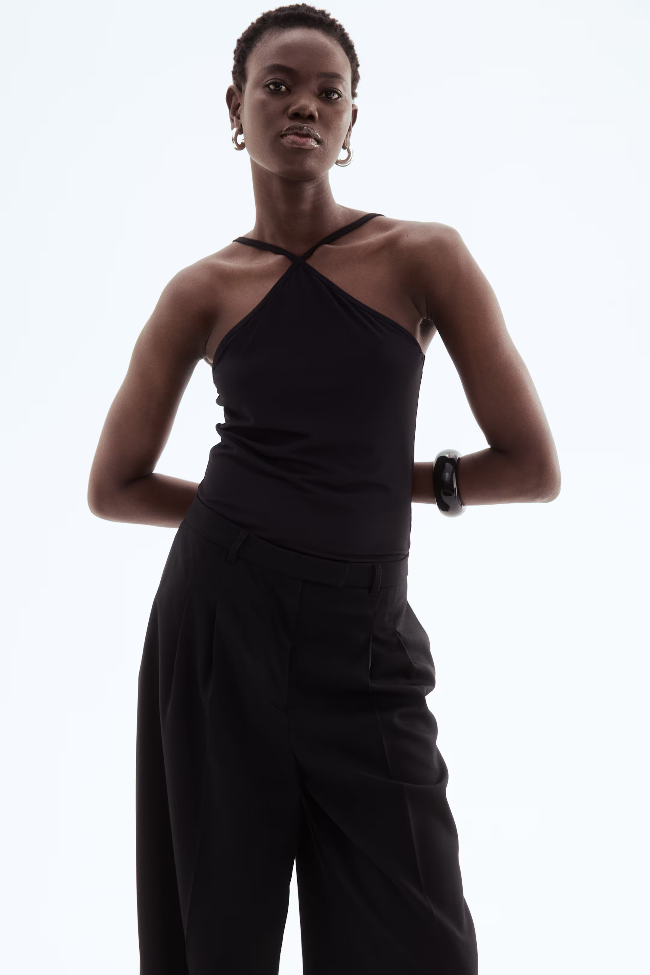 Crêpe Thong Bodysuit | H&M (US + CA)
