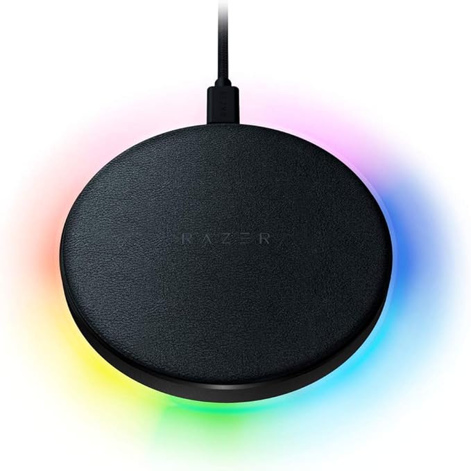 Razer Charging Pad Chroma 10W Fast Wireless Charger: Fast Wireless Charging - Powered by Razer Ch... | Amazon (US)