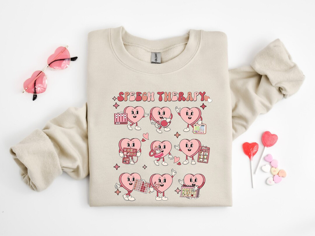 Chemise SLP Saint-Valentin, Chemise dorthophonie Saint-Valentin, Crewneck dorthophonie, Tee-shirt... | Etsy (FR)