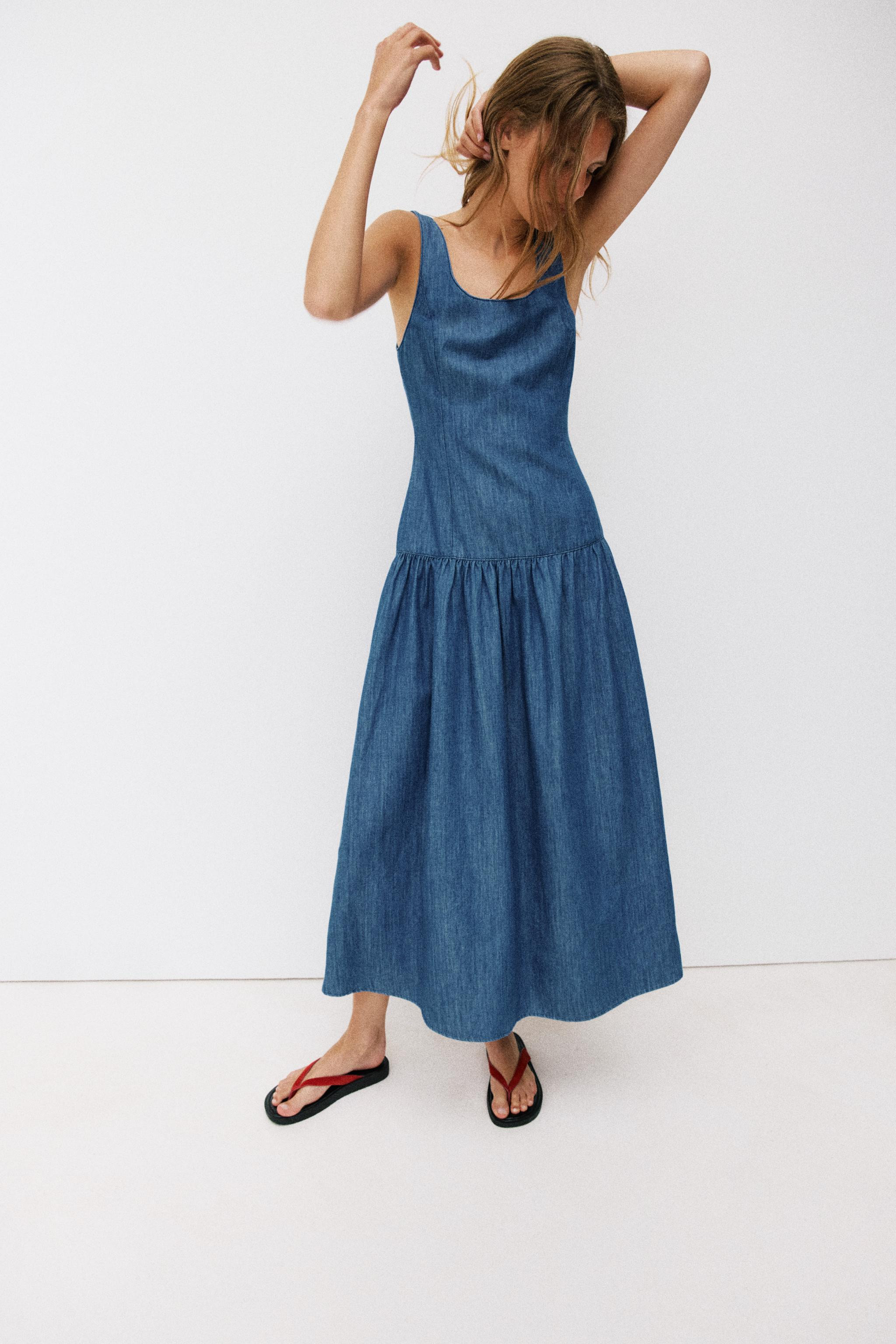 MIDI CAPE SKIRT DRESS | Zara US