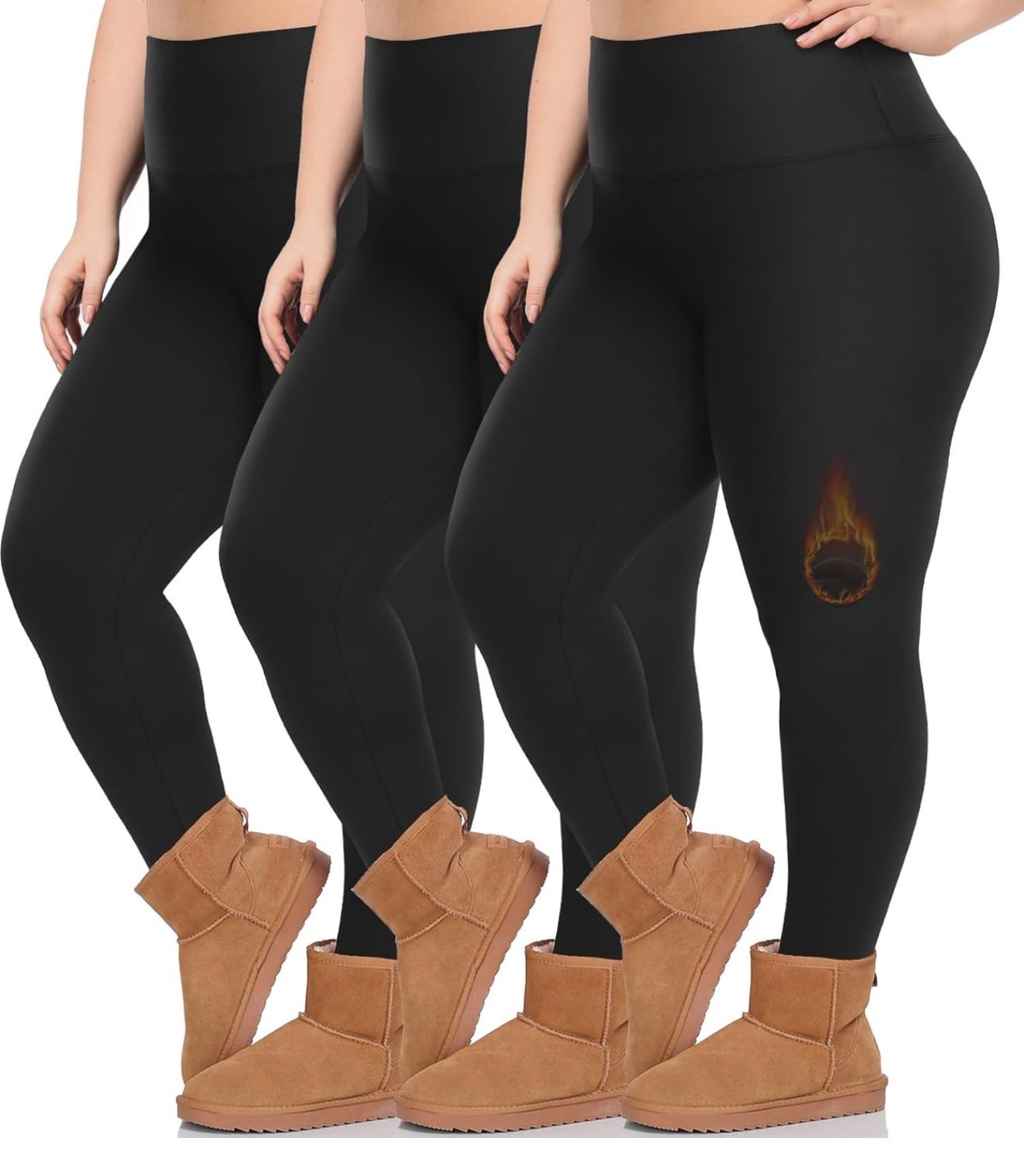 Plus size fleece lined leggings, layers, Amazon 

#LTKOver40 #LTKPlusSize
