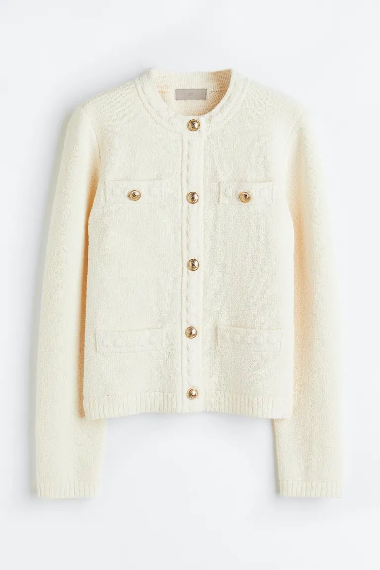 Knitted cardigan | H&M (UK, MY, IN, SG, PH, TW, HK)