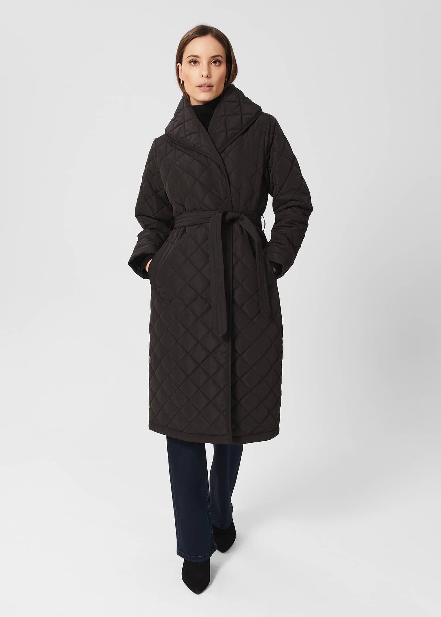 Hobbs Women's Gaby Quilted Coat | Hobbs