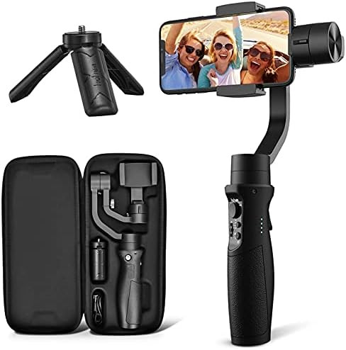 3-Axis Gimbal Stabilizer for iPhone 12 11 PRO MAX X XR XS Smartphone Vlog Youtuber Live Video Rec... | Amazon (US)