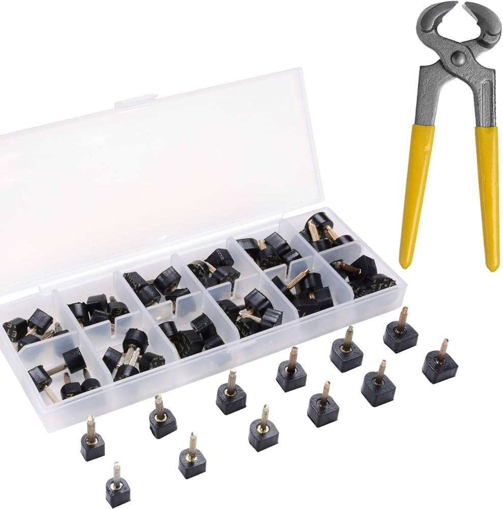 eMingo 24 Pairs High Heels Tips Replacement Shoes Repair Caps with 6 Inch Stiletto Remove Pliers,... | Amazon (US)