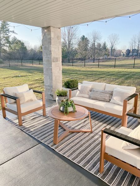 Outdoor Patio Rug - Macklin Area Rug - Use code REMI 🤍

#LTKHome