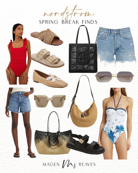 Nordstrom spring break finds I am loving! 

Designer spring break - denim shorts - one piece swimsuits - raffia bags 

#LTKswim #LTKSeasonal #LTKtravel