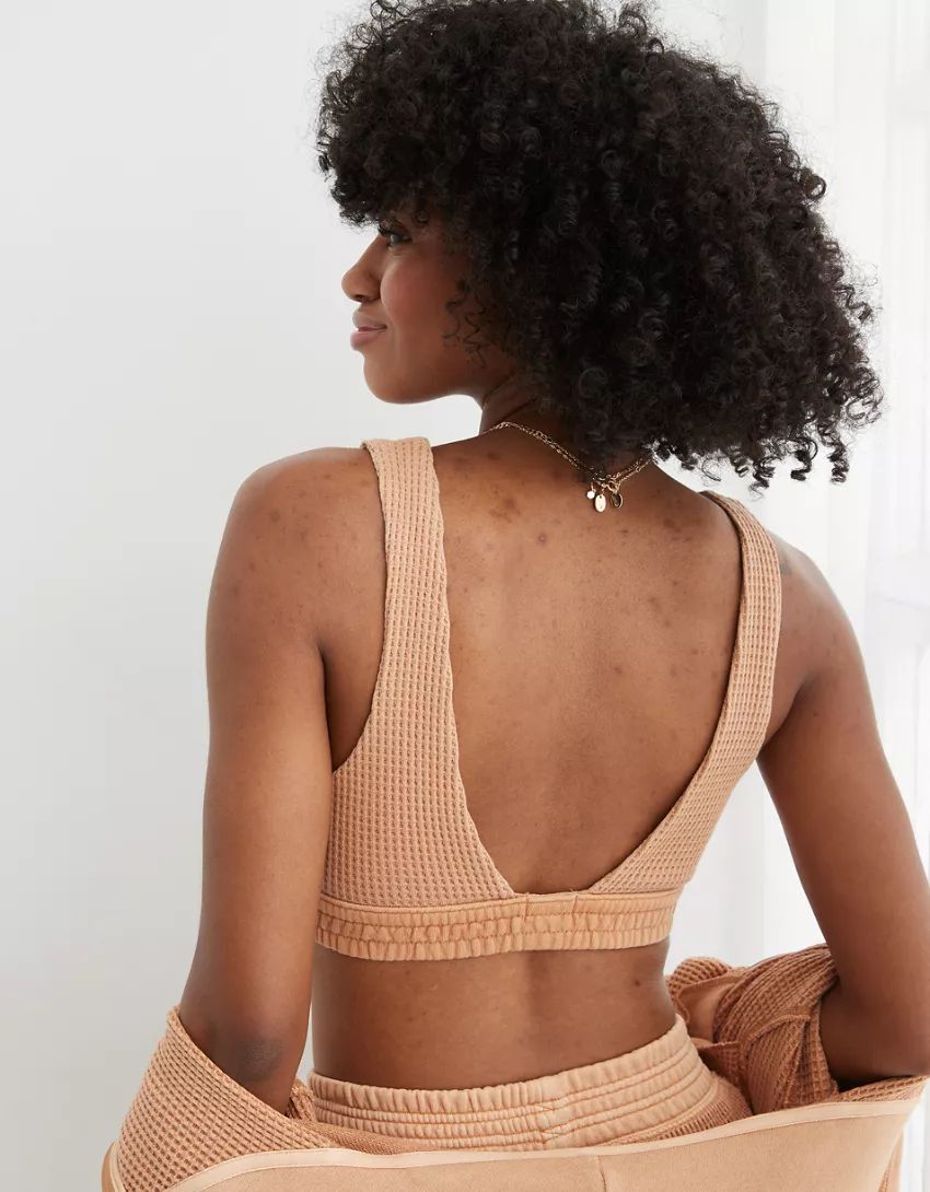 Aerie Waffle Cropped Tank Top | Aerie