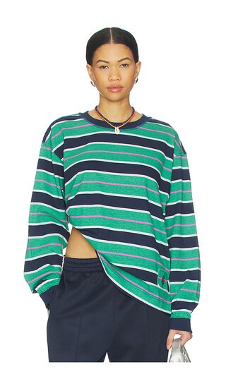 Free People x FP Movement Printed Hustle Layer in Green,Blue. - size XS | Revolve Clothing (Global)