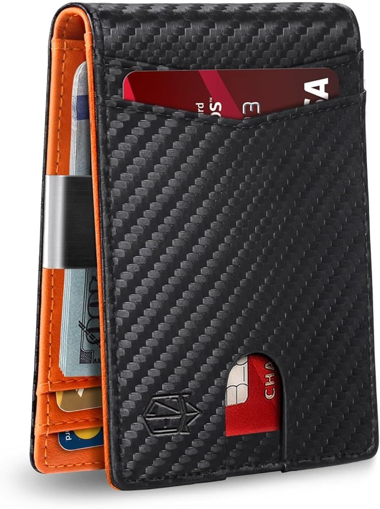 Zitahli Mens Slim Wallet Larger Capacity with 12 Slots RFID Blocking Minimalist Bifold Front Pock... | Amazon (CA)