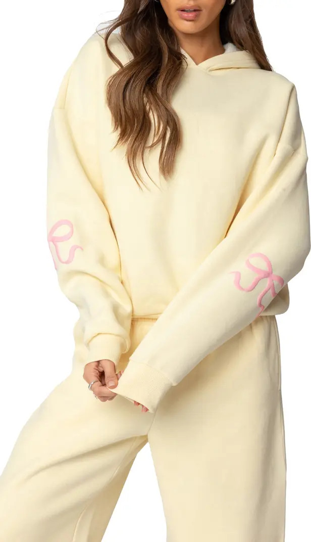 Bonney Bow Oversize Hoodie | Nordstrom
