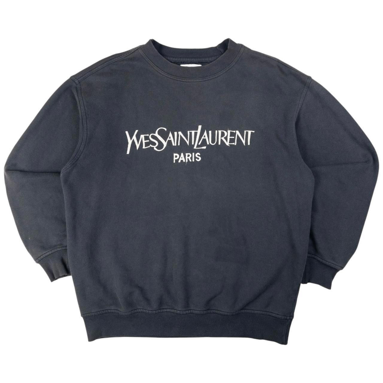 Yves Saint Laurent Vintage YSL Yves Saint Laurent Embroidered Sweatshirt Size L | Grailed | Grailed