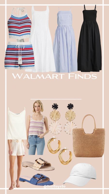 SO many good summer finds at Walmart right now! Summer dresses, shorts, accessories, bags & shoes! Adding to cart immediately.

#LTKStyleTip #LTKFindsUnder50 #LTKOver40
