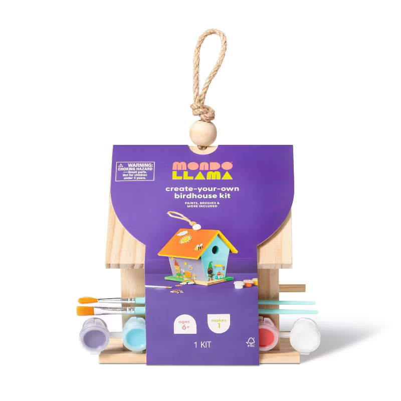 Create-Your-Own Traditional Birdhouse Kit - Mondo Llama™ | Target
