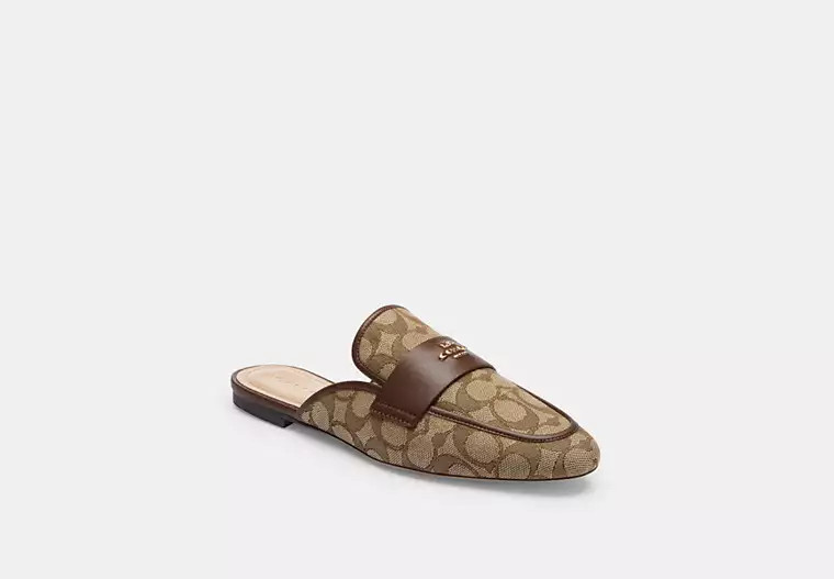 Samie Slide In Signature Jacquard | Coach Outlet US
