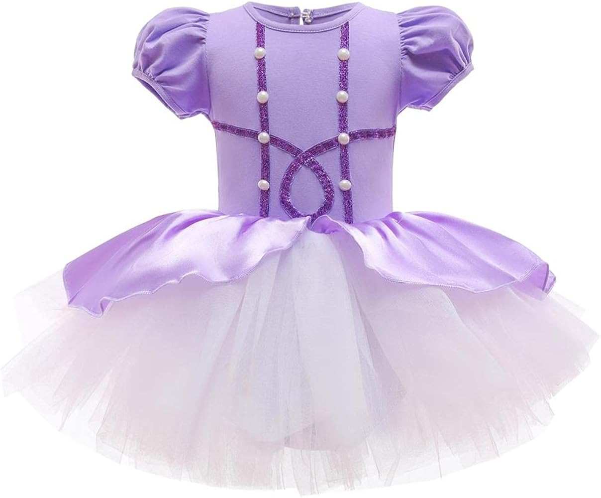 Dressy Daisy Ballet Tutu Dress Girls Size 18m-8 | Toddler Kids Princess Tulle Skirt Leotards Ball... | Amazon (US)