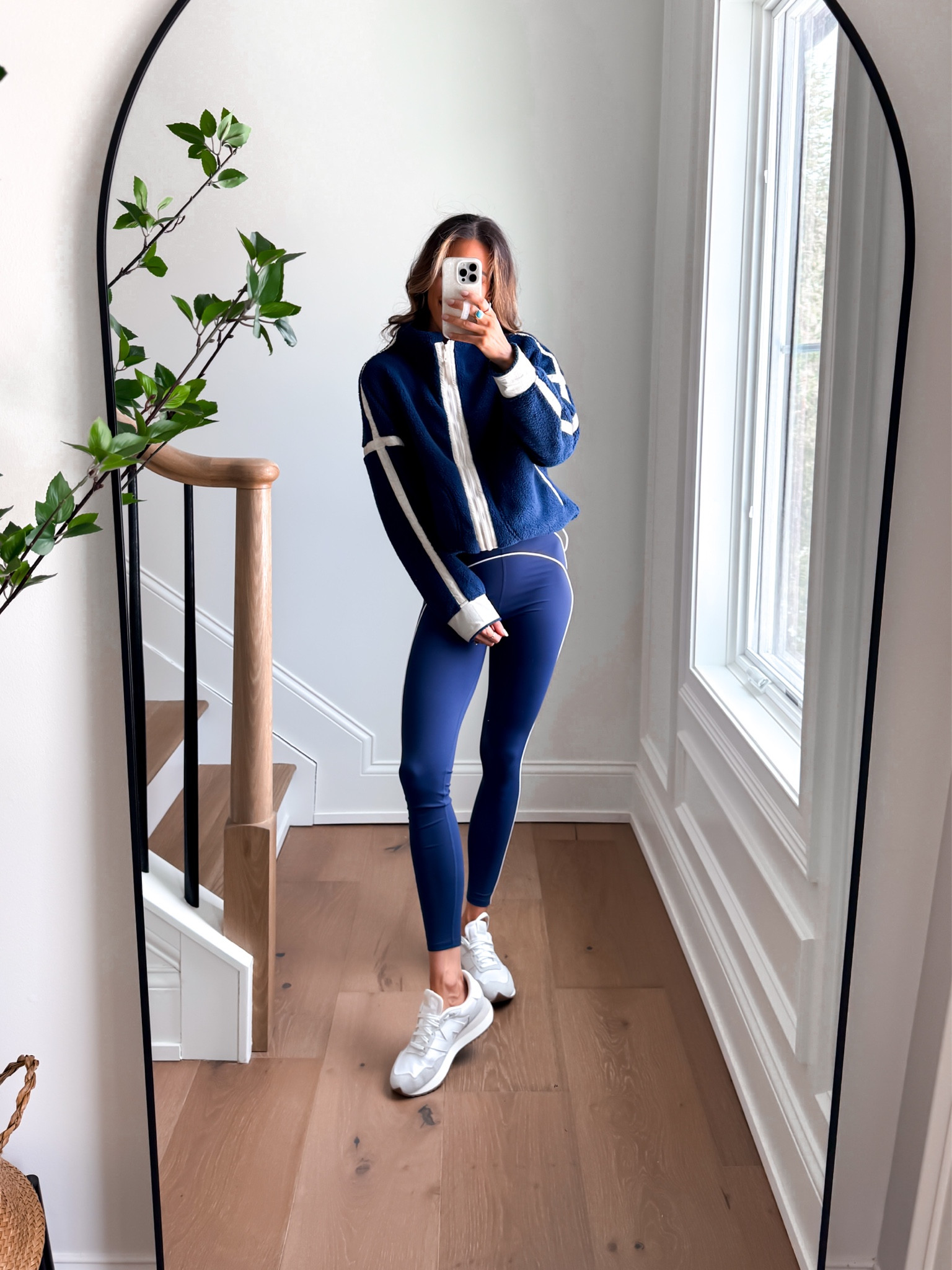 Wearing a small fleece zip up 

#LTKootd #LTKSeasonal #LTKActive