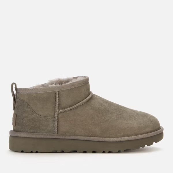 UGG Women's Ultra Mini Sheepskin Boots - Grey | The Hut (UK)