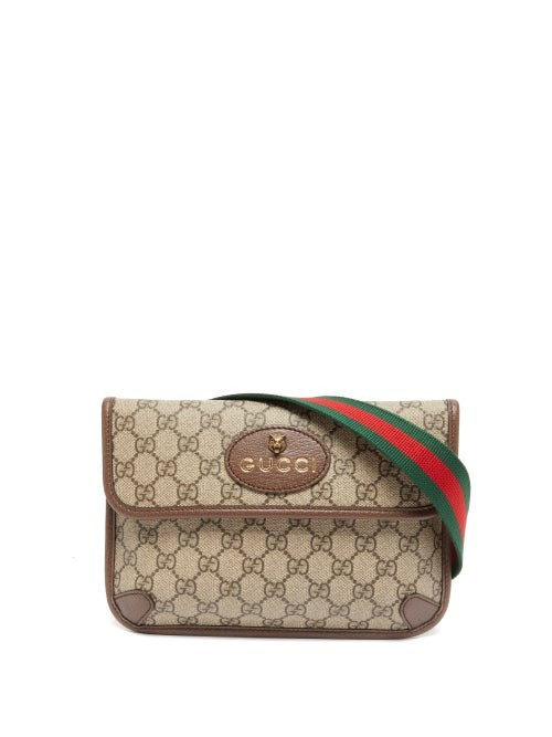 Gucci - GG-jacquard Coated-canvas Shoulder Bag - Mens - Brown Multi | Matches (US)