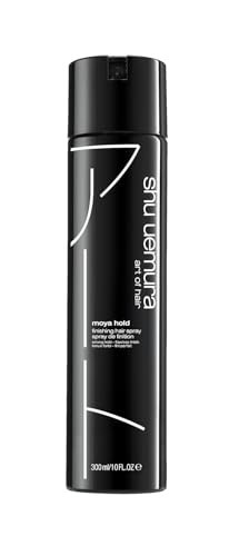 shu uemura art of hair moya hold finishing hair spray - long-lasting hold hairspray, defines styles and adds shine, lightweight micro-fine finish, for slicked back, updos, blowouts, 8.0 oz | Amazon (US)