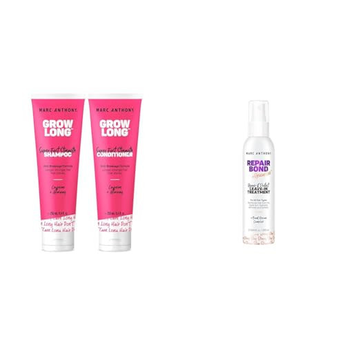 Marc Anthony Shampoo Conditioner Set with Leave-In Conditioner Repair Treatment for Dry Damaged Hair | Amazon (US)