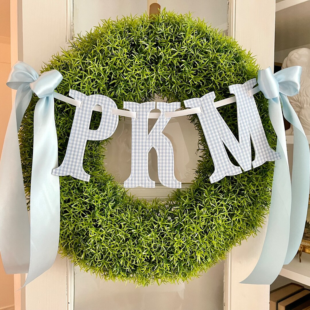 Baby Initials Banner - Etsy | Etsy (US)