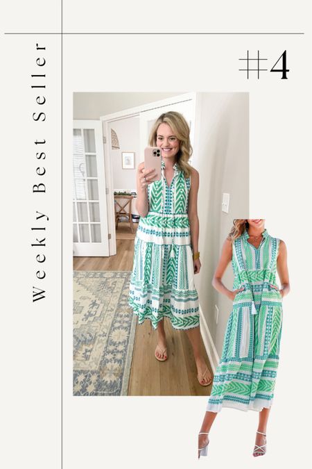 Love the colors and pattern in this dress! Comes in a few other color combinations as well 