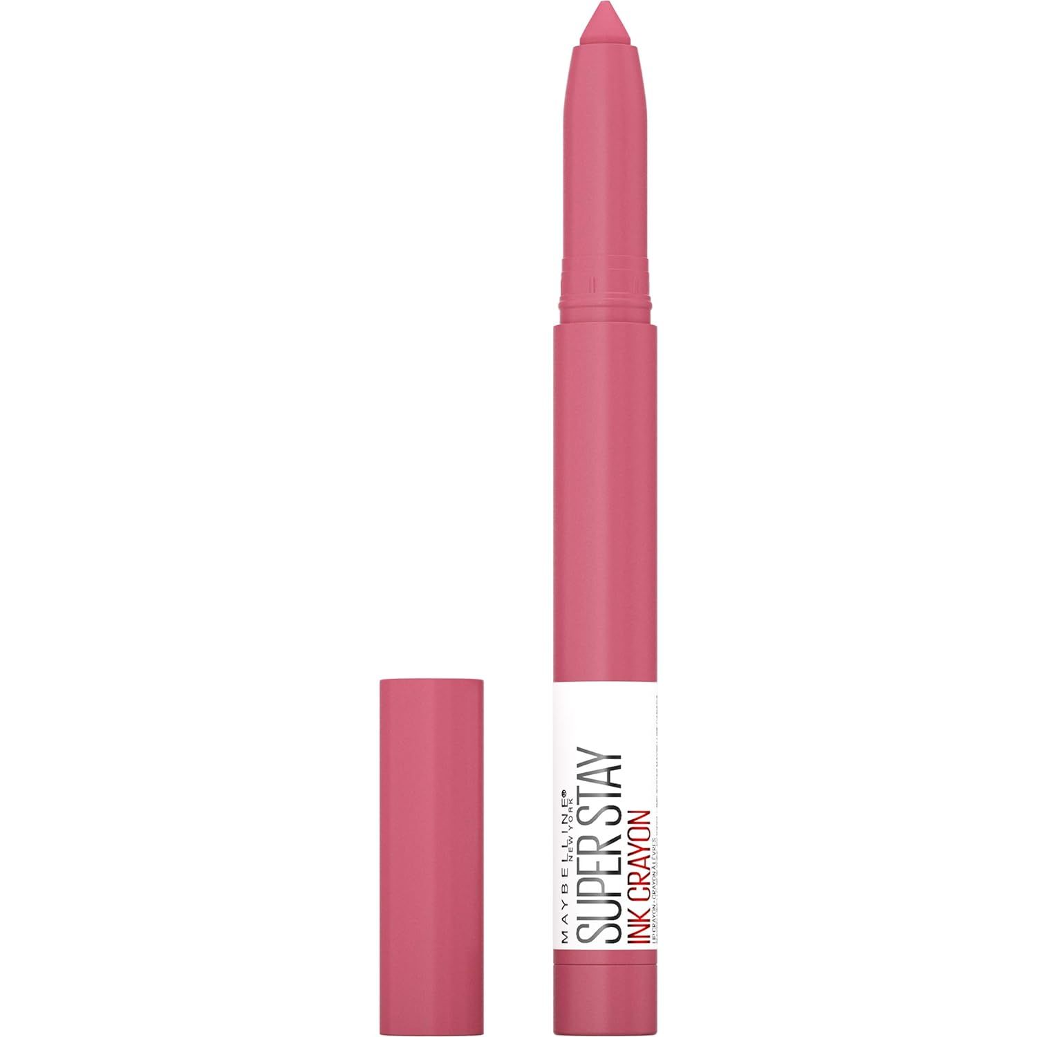 Maybelline SuperStay Ink Crayon Matte Longwear Lipstick With Built-in Sharpener, Keep It Fun, 0.0... | Amazon (US)