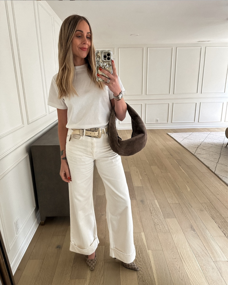 All white outfit, transitional fall outfit 

#LTKOver40 #LTKShoeCrush #LTKStyleTip