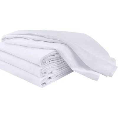White Flour Sack Towels [12 Pack - 28 X 28 Inch] 100% Cotton Tea Towels For Cleaning & Drying - Highly Absorbent Kitchen Dish Cloth | Wayfair North America