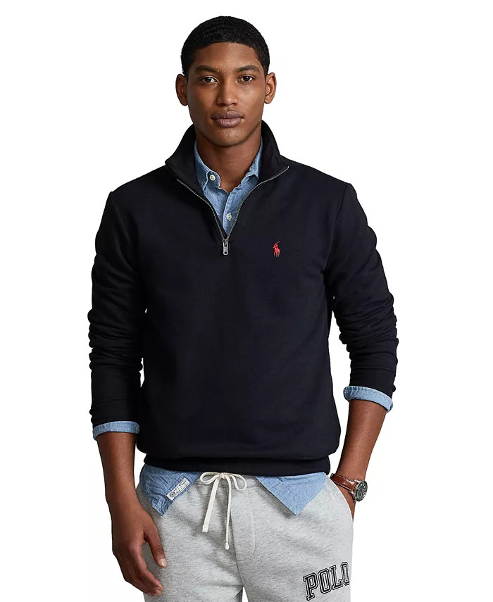 Polo Ralph Lauren The RL Fleece Sweatshirt & Reviews - Hoodies & Sweatshirts - Men - Macy's | Macys (US)