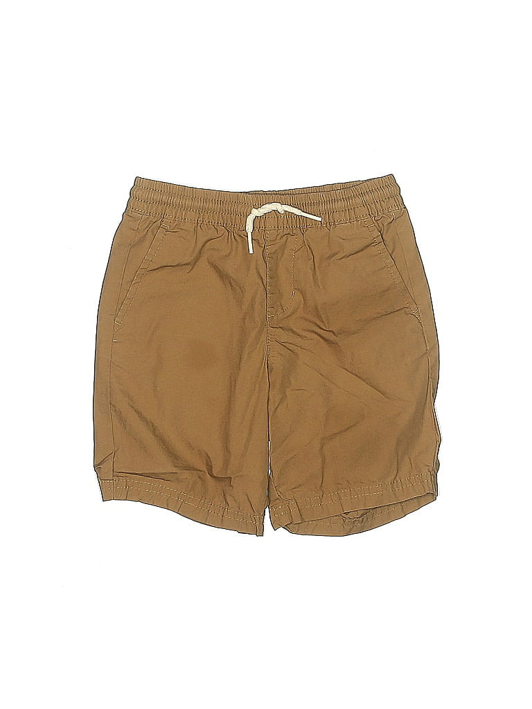 Old Navy Khaki Shorts: Tan Solid Bottoms - Size 4Toddler | ThredUp