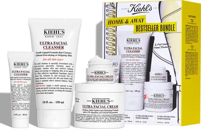 Kiehl's Since 1851 Home & Away Bestseller Set $108 Value | Nordstrom | Nordstrom