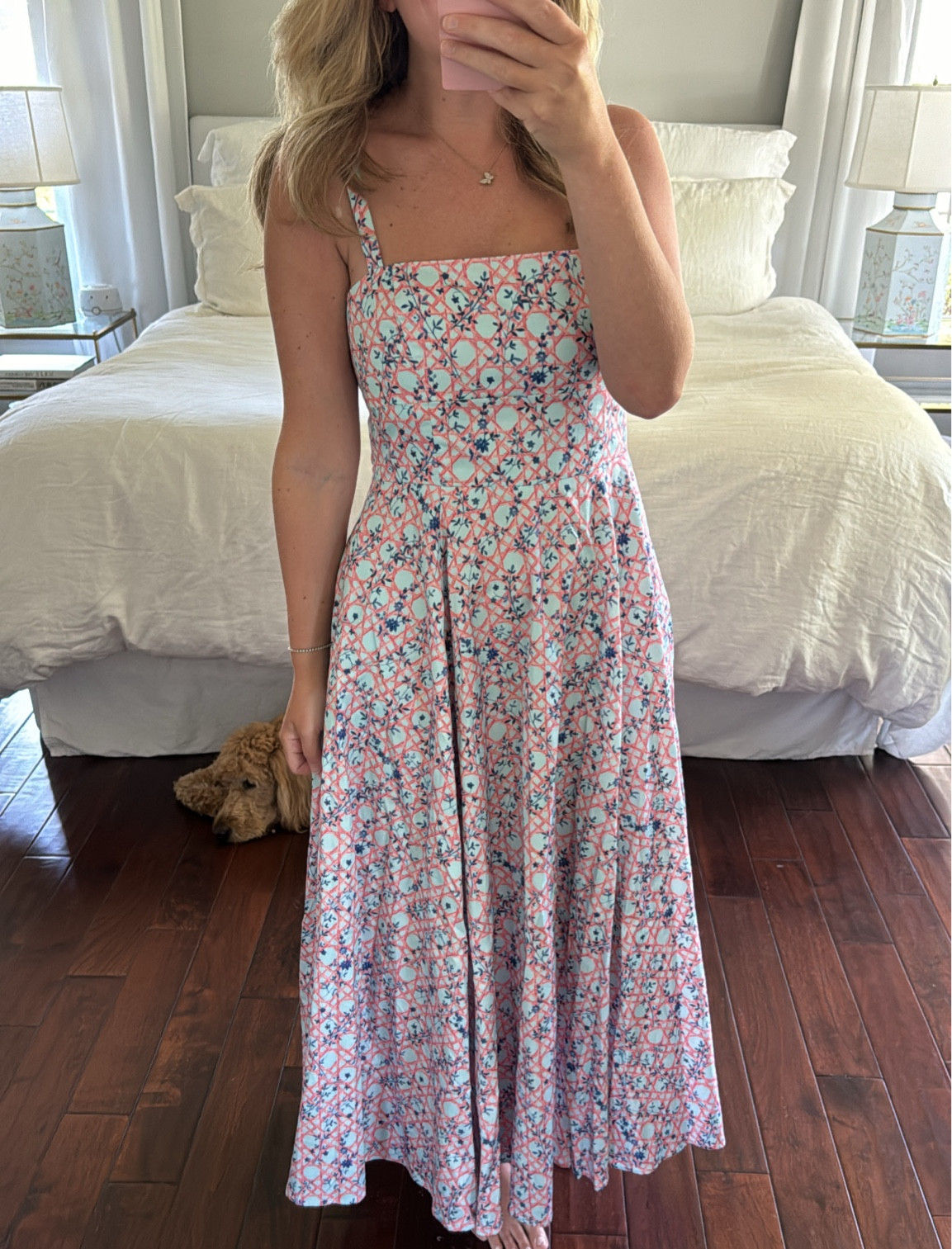Hill House margot dress is my new favorite style. It’s so flattering!  Perfect dress for vacation or travel. I’m wearing a small 

#LTKParties #LTKSeasonal