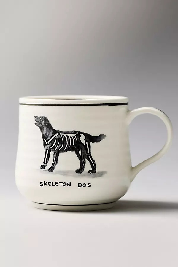 Stoneware Halloween Dog Mug | Anthropologie (US)