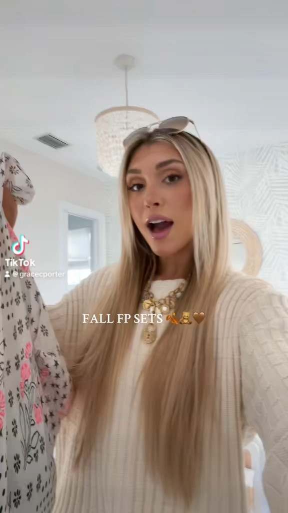 Free People fall sets!🍂🧸🤎 Love these for this season because I love an outfit that is already thrown together! Also great to mix and match. Got a size XS in all 3 sets:) 

#LTKStyleTip #LTKVideo #LTKSeasonal