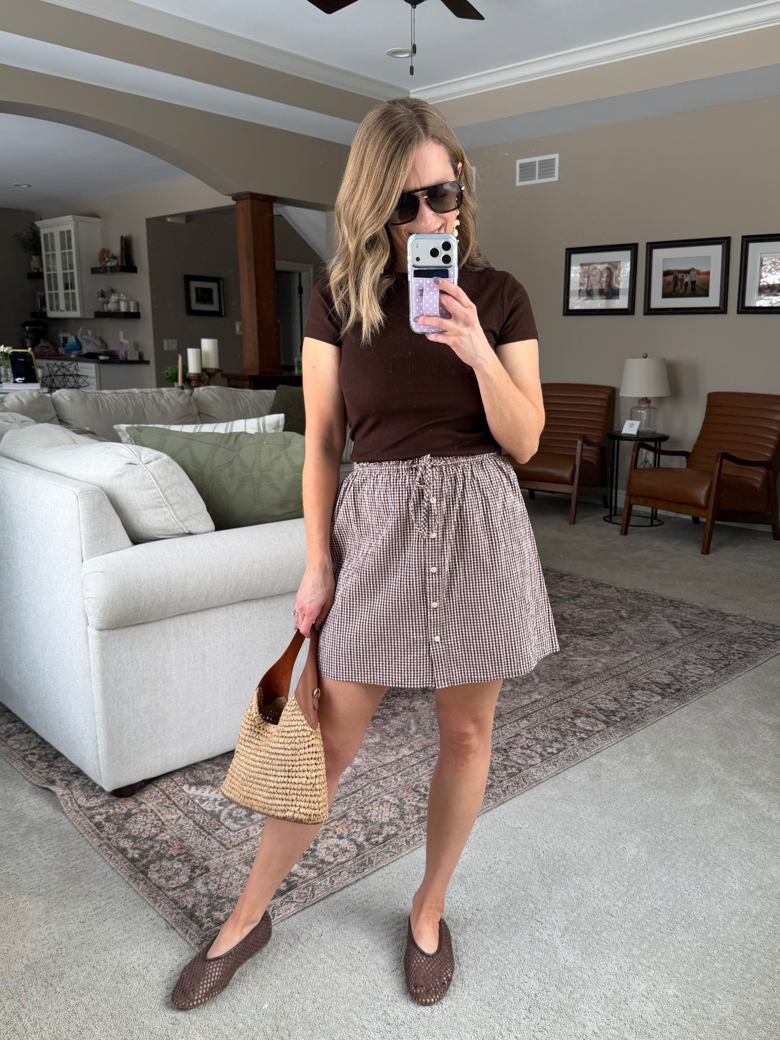 Fun, monochromatic look for spring! 🤎🤎🤎

#LTKootd #LTKOver40 #LTKdayinmylife