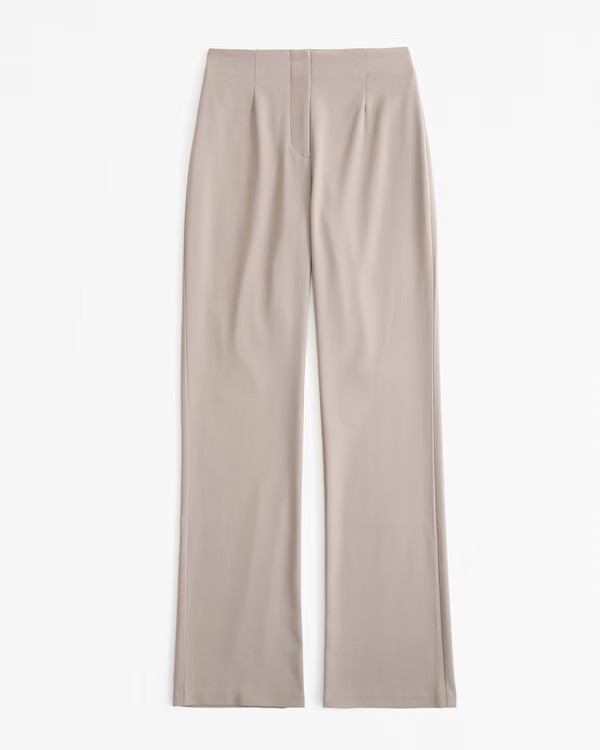 Women's High Rise Slim Boot Trouser | Women's Bottoms | Abercrombie.com | Abercrombie & Fitch (US)