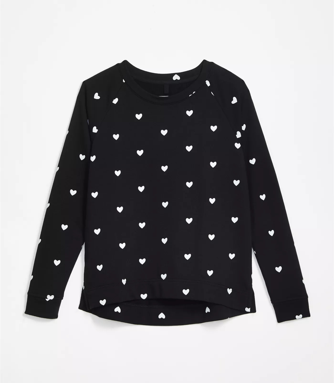 Lou & Grey Heart Terry Sweatshirt | LOFT