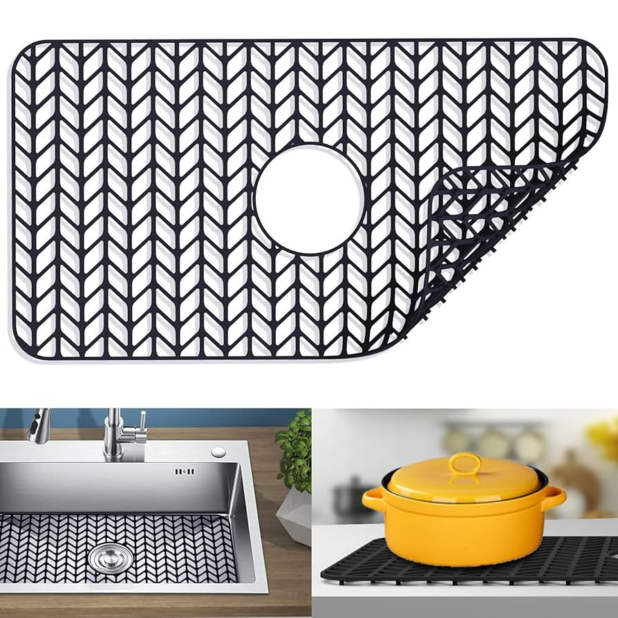 Sink protectors for kitchen sink 12"13"16"18"19"24"26"28"29"silicone sink mat| Silicone Kitchen S... | Amazon (US)