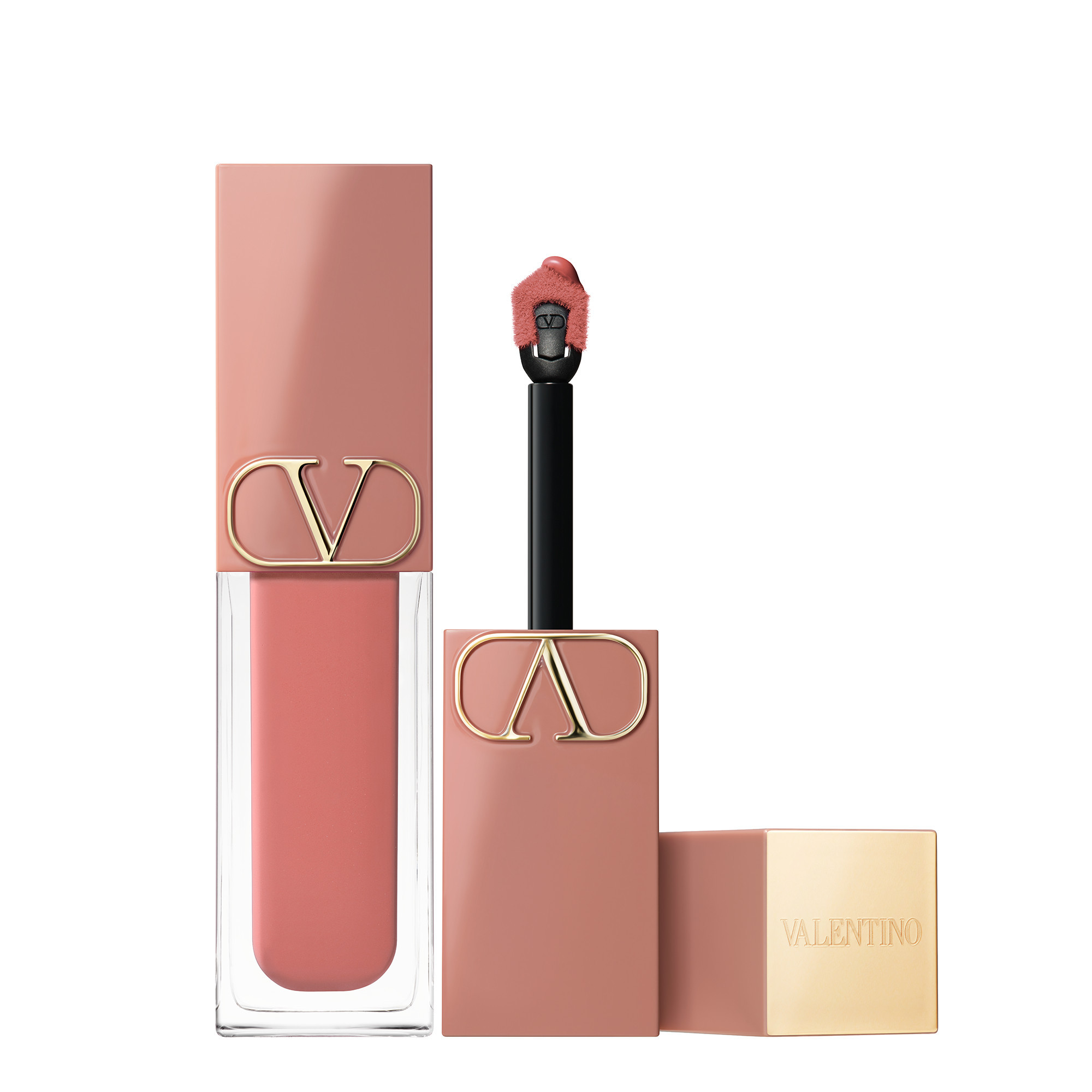 Valentino Beauty Liquirosso 2 In 1 Lip & Blush Soft Matte Color Lipstick | Shade: 109R : Catch Me If You Can | Valentino Beauty