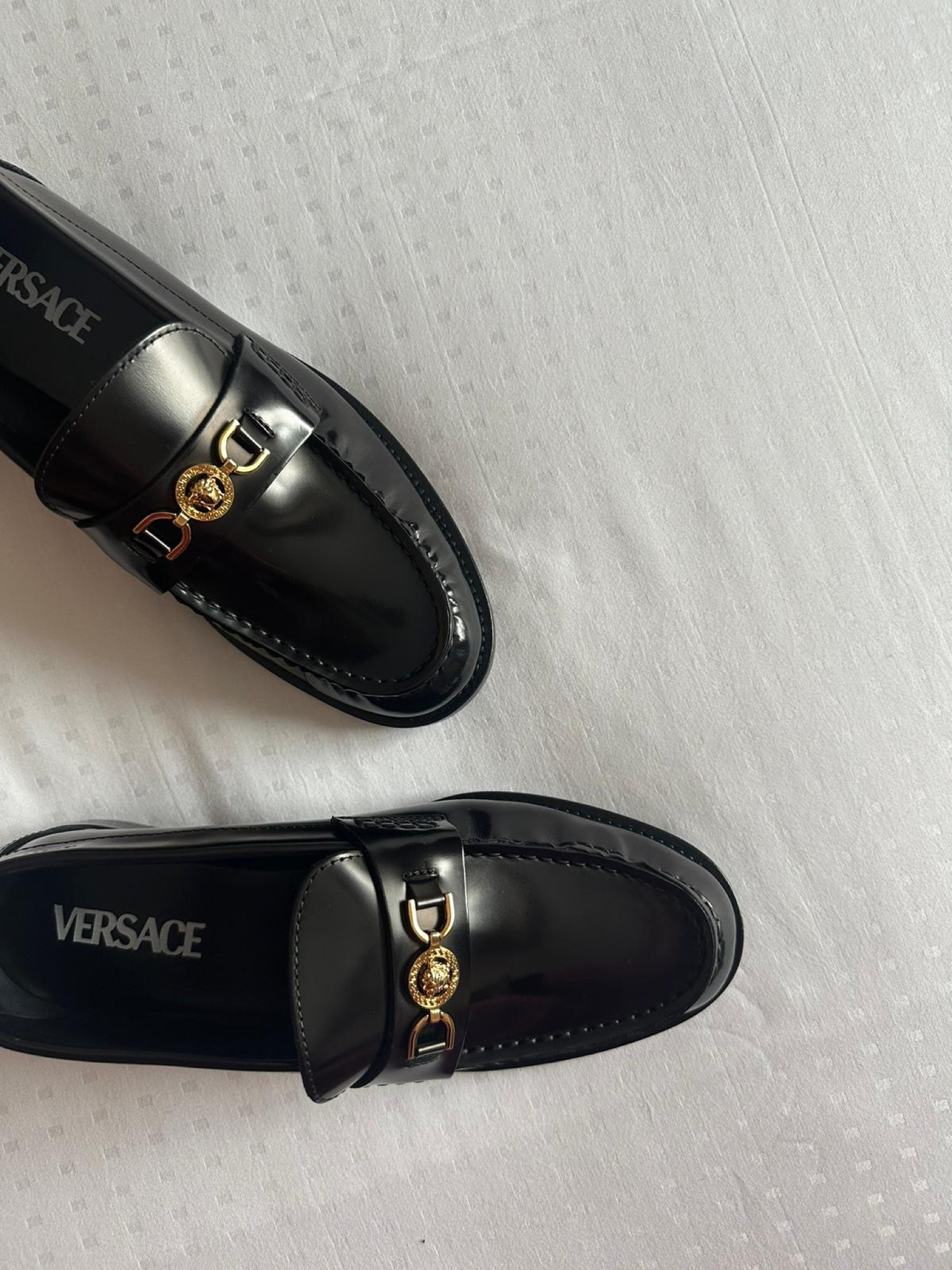 Versace Medusa loafers 

#LTKSeasonal #LTKshoecrush #LTKeurope