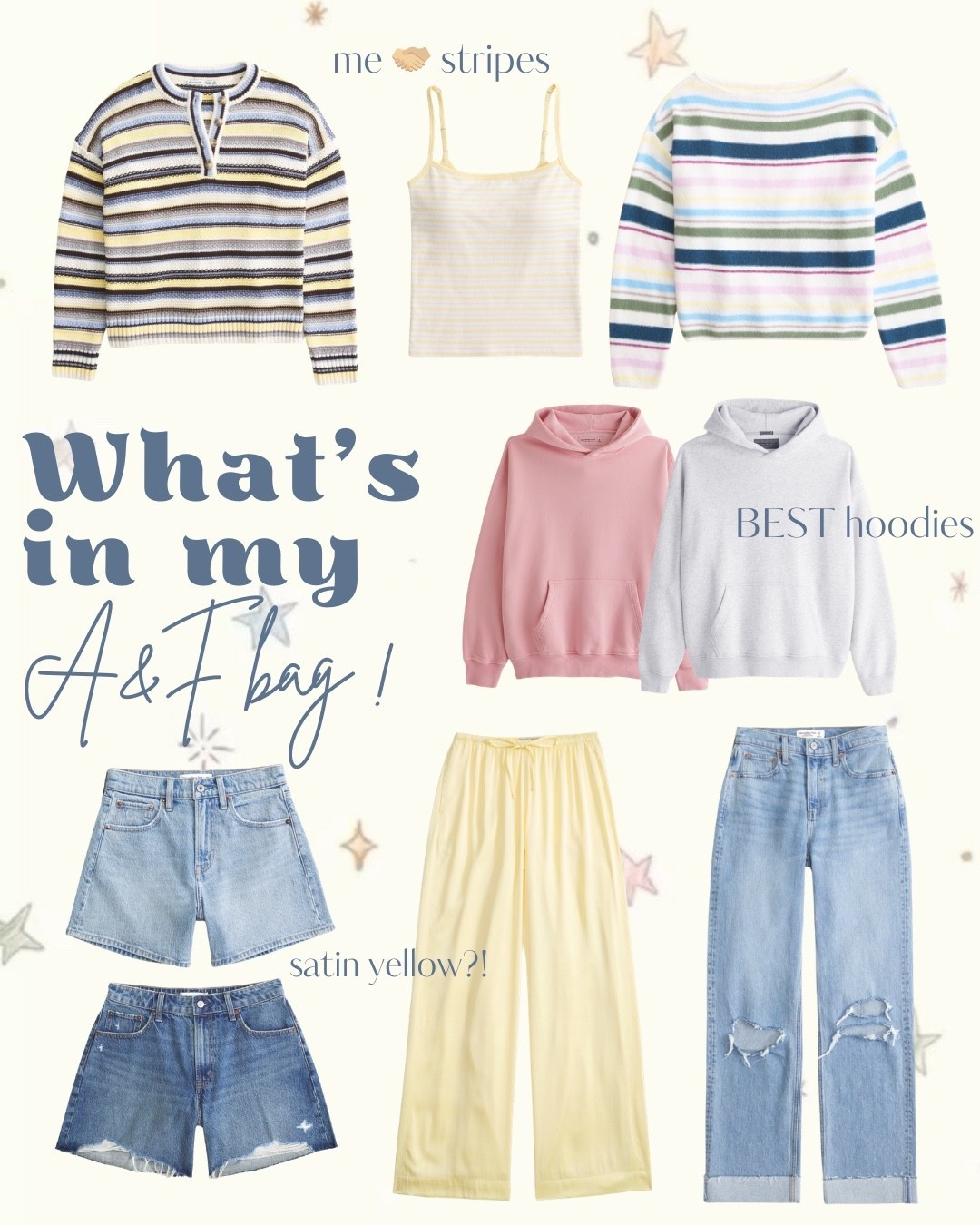 Abercrombie spring sale💛 Huuuuge stripe + yellow fan this season
code: AF20

#LTKSeasonal #LTKsalealert